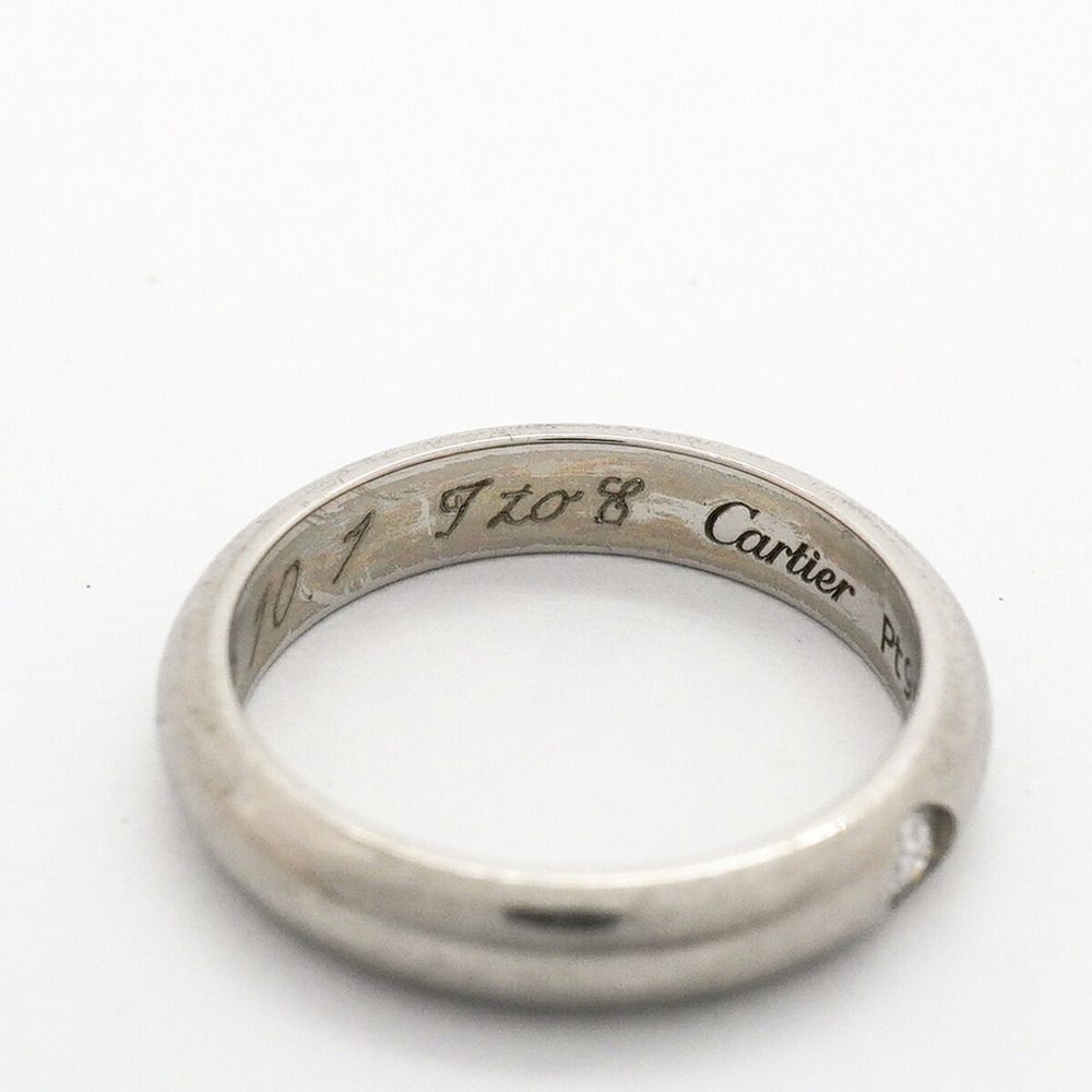 CARTIER Silver Diamond Ring - Picture 7 of 11